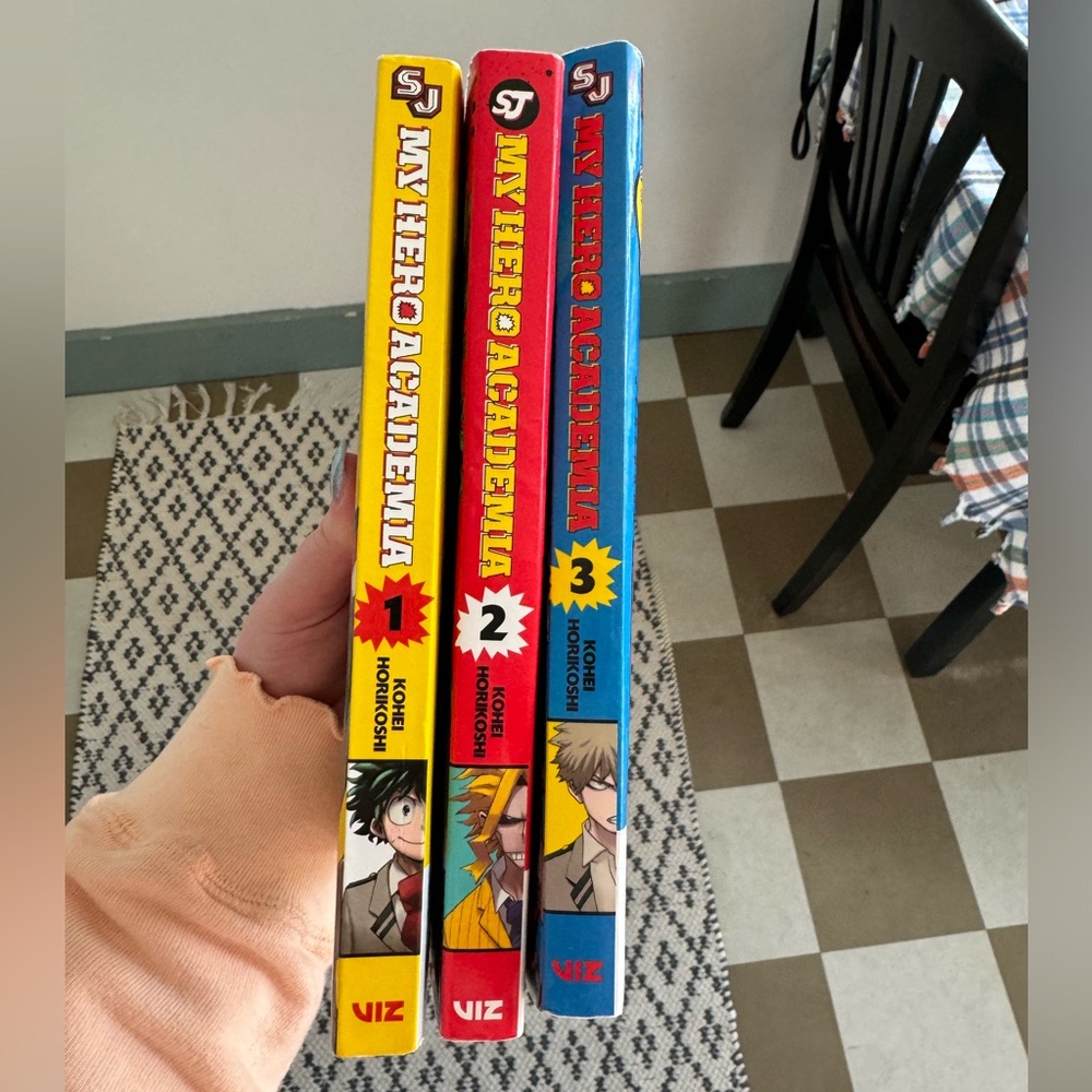 My Hero Academia Books 1-3